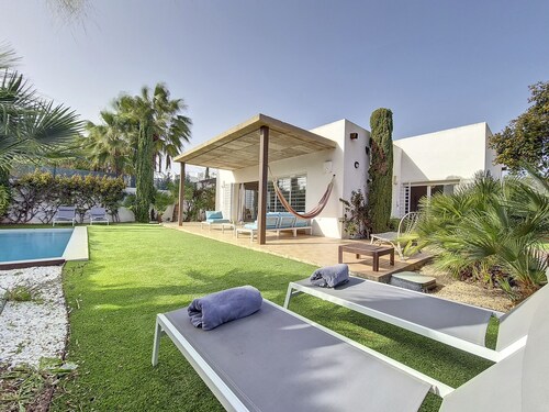 Modern villa with private pool and garden