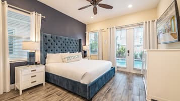 3 bedrooms, in-room safe, iron/ironing board, WiFi (free)
