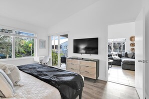 2 bedrooms, iron/ironing board, travel crib, free WiFi