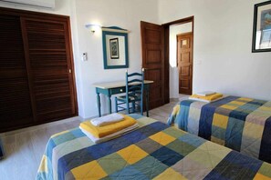 2 bedrooms, in-room safe, iron/ironing board, travel crib