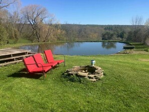Terrace/patio - Summer - Mountain Fun Getaway - Enjoy Catskills Clean Air (Gilboa)