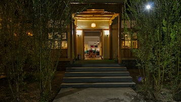 Front of property – evening/night