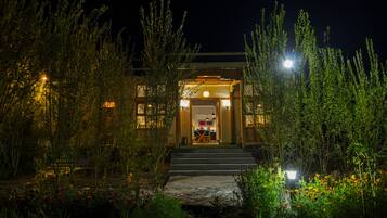 Front of property – evening/night