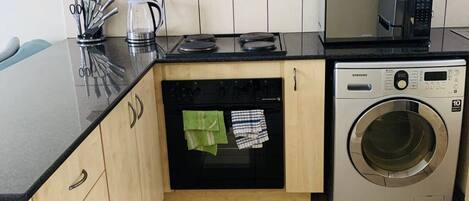 Microwave, oven, stovetop