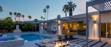 Una piscina climatizada