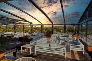 Rooftop terrace - The Quorum (Lusaka)