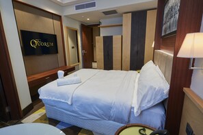 Egyptian cotton sheets, premium bedding, down duvets, memory-foam beds - The Quorum (Lusaka)