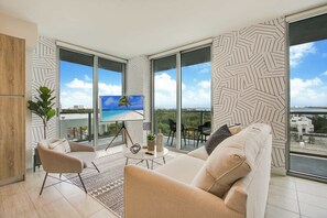 Flat-screen TV, offices