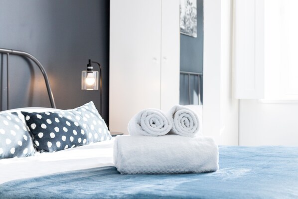 2 Schlafzimmer, Bügeleisen/Bügelbrett, kostenloses WLAN, Bettwäsche