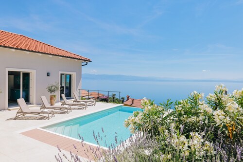 Luxury Villa with private pool and sea view