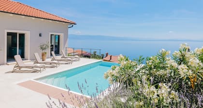 Luxury Villa with private pool and sea view