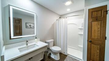 Hair dryer, towels