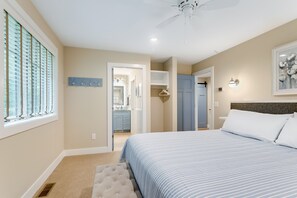 4 bedrooms, iron/ironing board, travel crib, WiFi