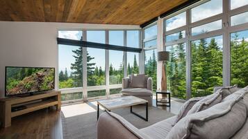 Chalet | Living area | Fireplace