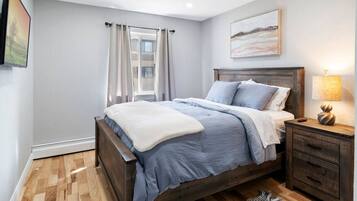 2 dormitorios, escritorio, tabla de planchar con plancha y wifi gratis