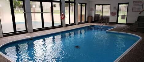 Indoor pool, outdoor pool