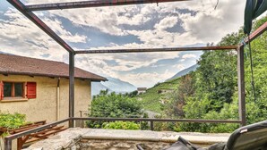 Basic House, Multiple Beds | Balcony - Renovated Historic Barn in Mountain Village (Crans-Montana)