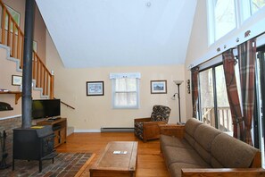 House, Multiple Beds (A Serenity Station - A Serene Experie) | Living room | Fireplace
