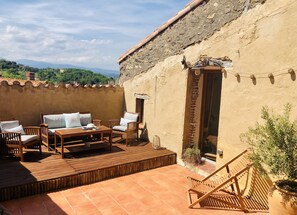Terrace/patio - Villa with private pool 15 minutes from Collioure (Montesquieu-des-Albères)