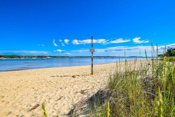 Vlak bij het strand