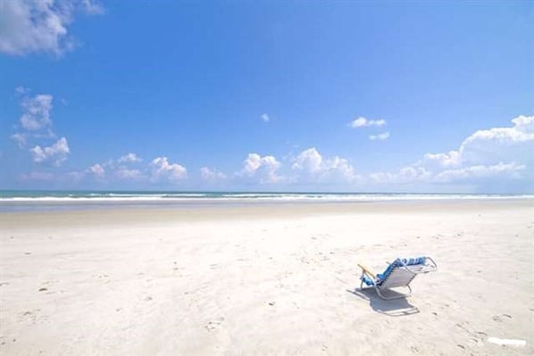 Vlak bij het strand