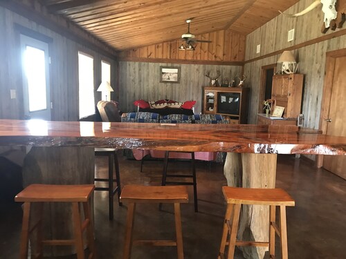 Peaceful getaway on the serene Llano river. Kayaking or relaxing by the water