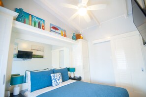 2 bedrooms, in-room safe, iron/ironing board, WiFi