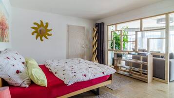 1 Schlafzimmer, Bügeleisen/Bügelbrett, kostenloses WLAN, Bettwäsche