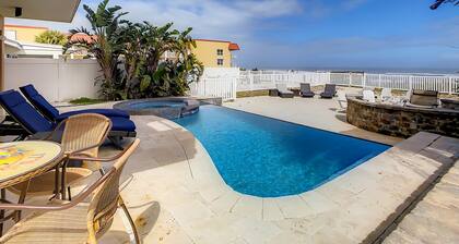 Hip Nautic ~ Luxury Beachfront Beach Home with Pool - Car Free Beach - 4071H