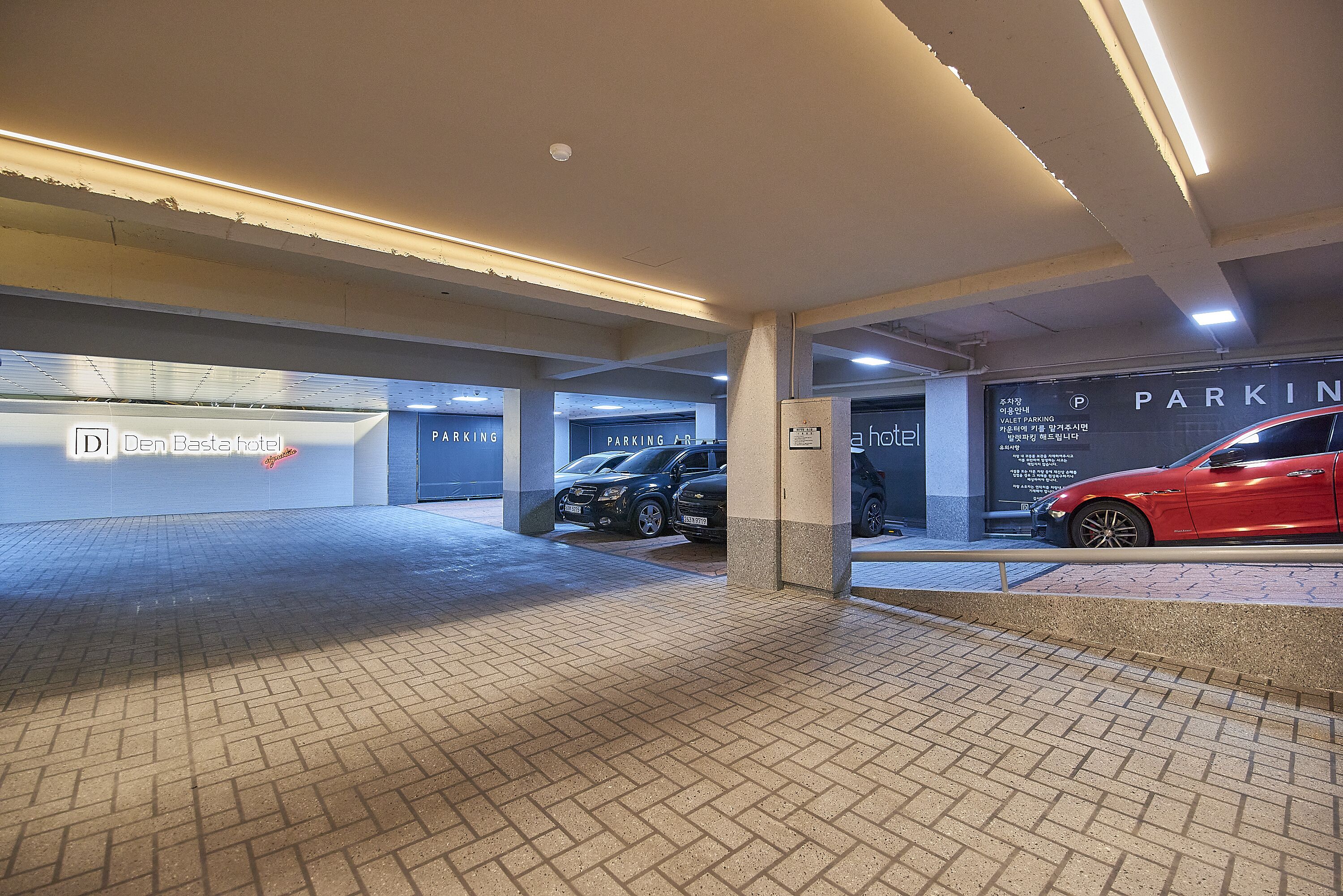 free self-parking, free valet parking