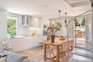 Dining - Vacation Home Casa Gema with Mountain View, Pool, Wi-Fi, Garden & Terrace; Parking on Street Available (Selva)