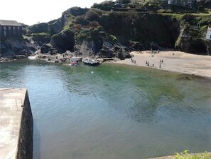 Beach nearby, sun-loungers