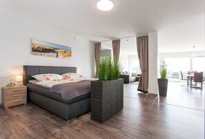 1 Schlafzimmer, kostenloses WLAN, Bettwäsche