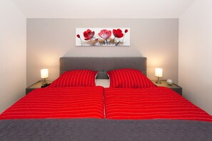 1 Schlafzimmer, Reisekinderbett, kostenloses WLAN, Bettwäsche