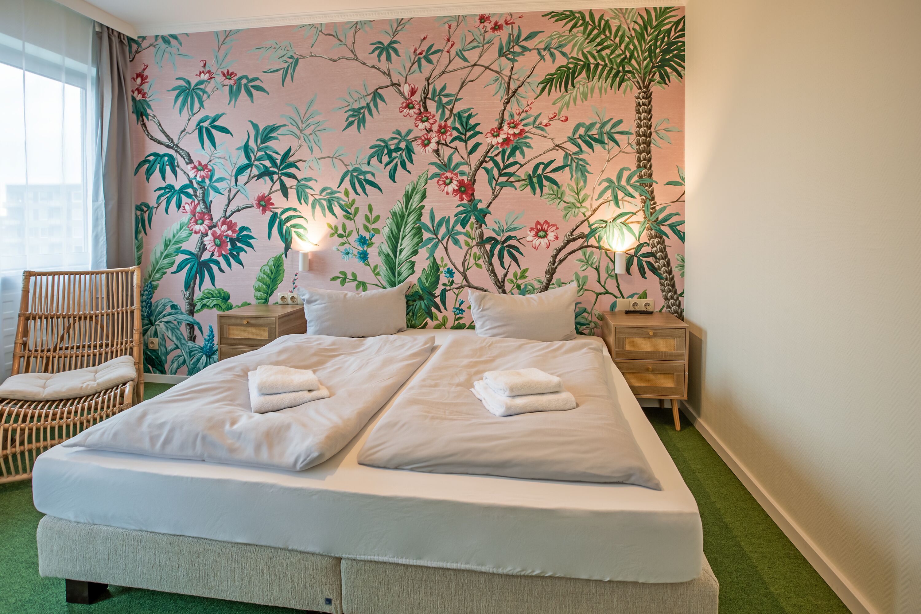 Habitación Confort doble | Ropa de cama hipoalergénica, decoración individual, ropa de cama