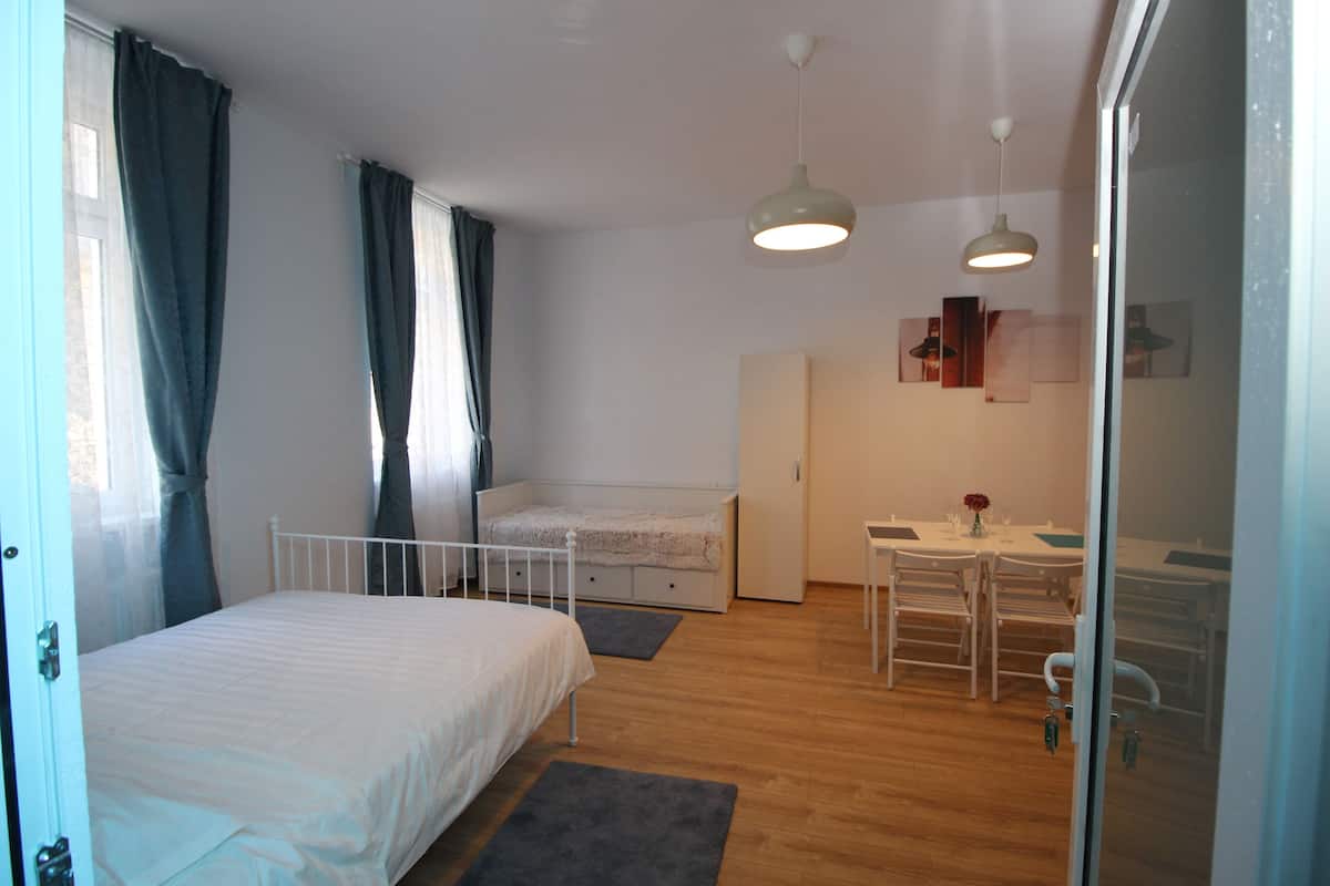 Grand studio | 1 slaapkamer, gratis wifi, beddengoed