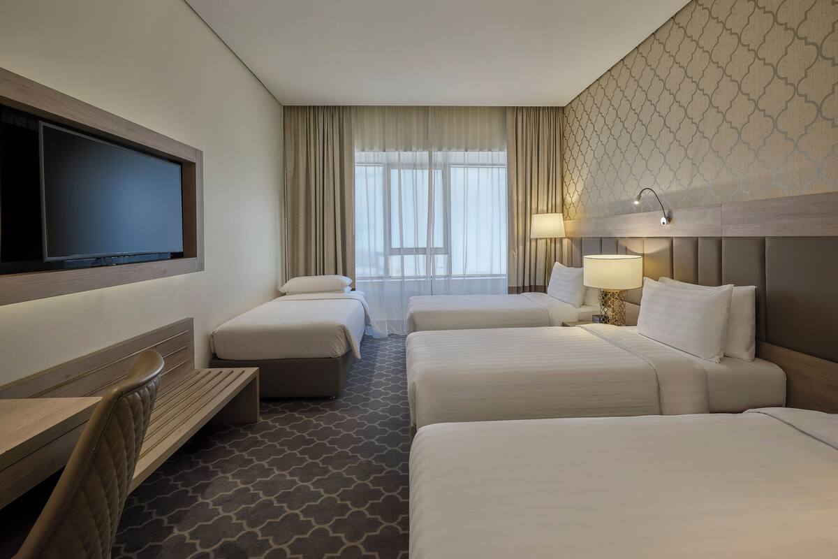 In-room safe, soundproofing, iron/ironing board, WiFi (free)