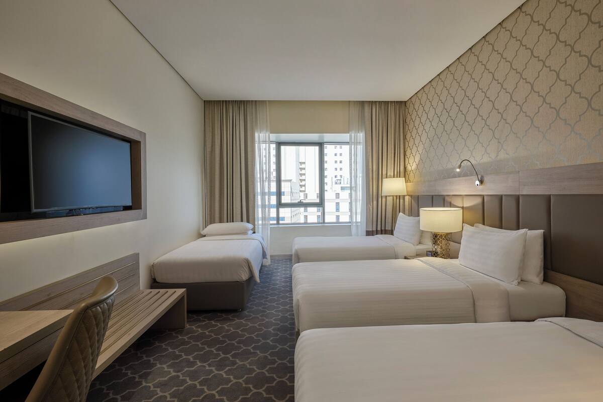 In-room safe, soundproofing, iron/ironing board, WiFi (free)