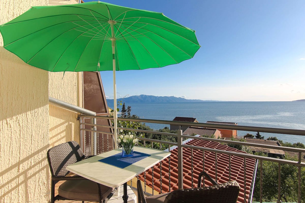 Apartamento, 1 habitación, balcón, vistas al mar | Balcón