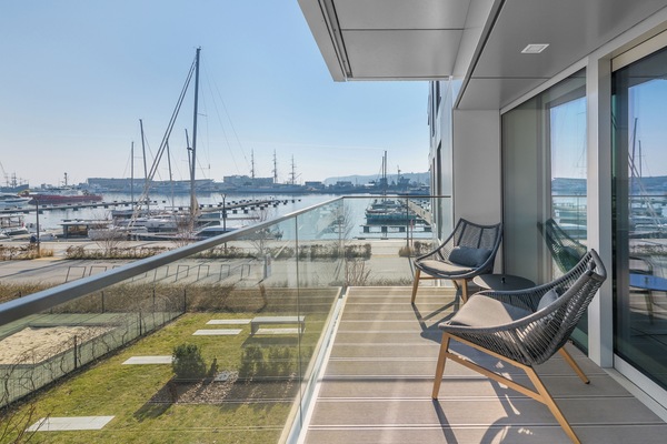 Apartment (2A, ul. Rybickiego 1) | Terrace/patio
