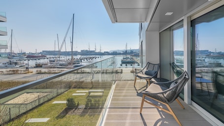 Apartment (2A, ul. Rybickiego 1) | Terrace/patio. Yacht Park Apartamenty Sun & Snow Nabrzeże