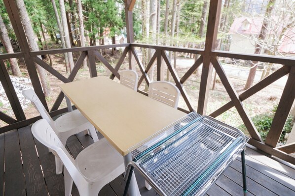 Opções para refeição ao ar livre