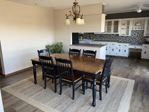 Dining - 3,900 sq ft house with a big deck and a great view of the hills and canyon lake (Rapid City)