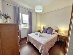 1 bedroom, iron/ironing board, bed sheets