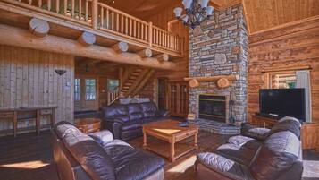 TV, fireplace, DVD player, offices