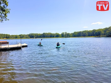 Canoeing on the lake offers a quiet escape, views and unforgettable memories