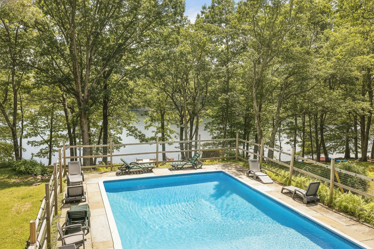 Indoor pool, outdoor pool