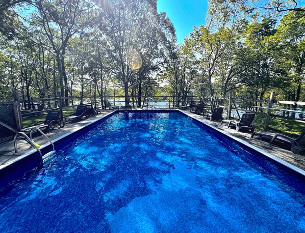 Indoor pool, outdoor pool
