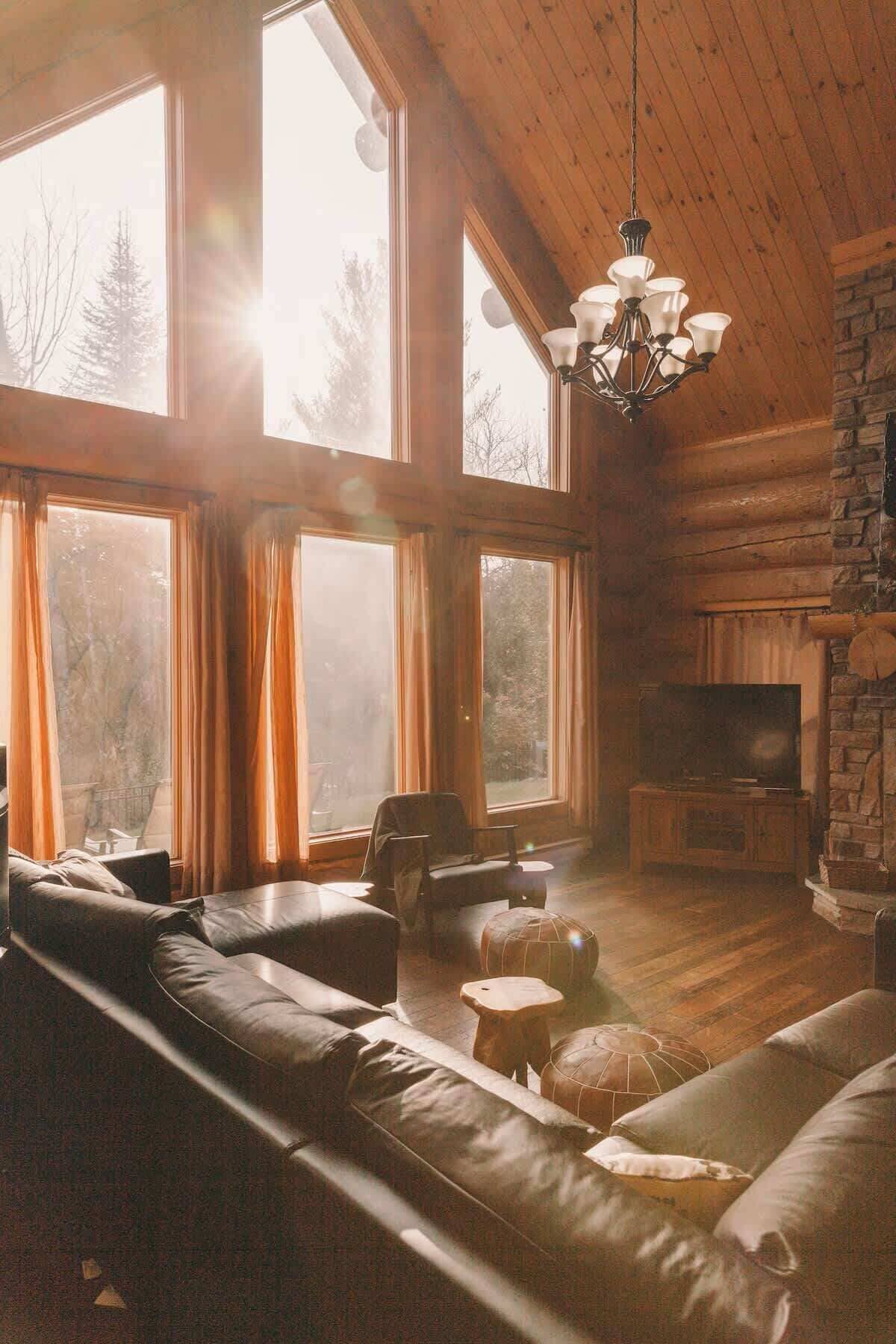 TV, fireplace, DVD player, stereo