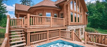 Chalet avec Spa Privé, Sauna et Piscine Extérieure
